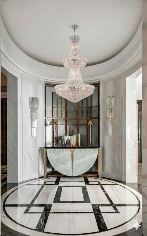 Three Tier Clear Crystal Chandelier with Crystal Balls &amp; Beaded Border Frames