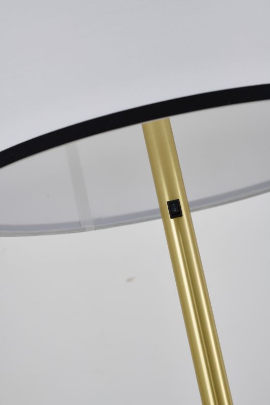 Black Stain Brass Floor Lamp by Bethel - view 4