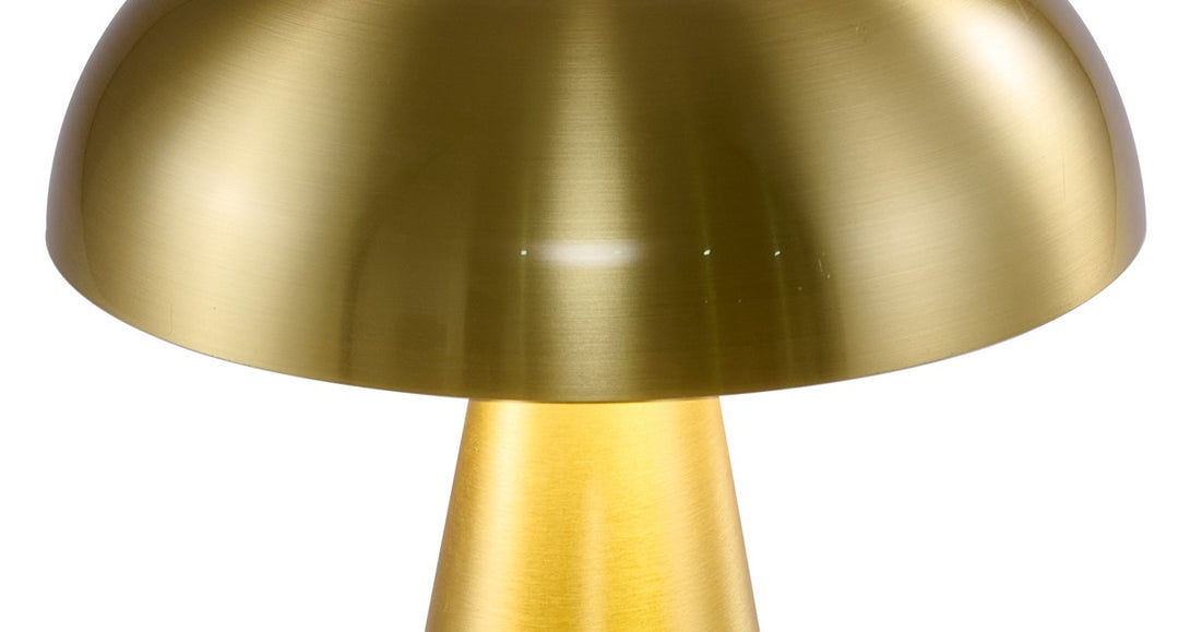 Satin Brass Table Lamp by Bethel - view 4