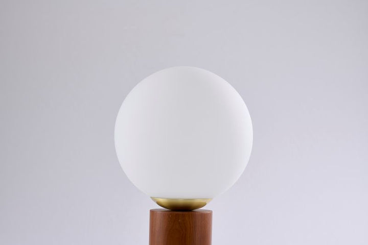 Wood Glass Table Lamp by Bethel - view 4