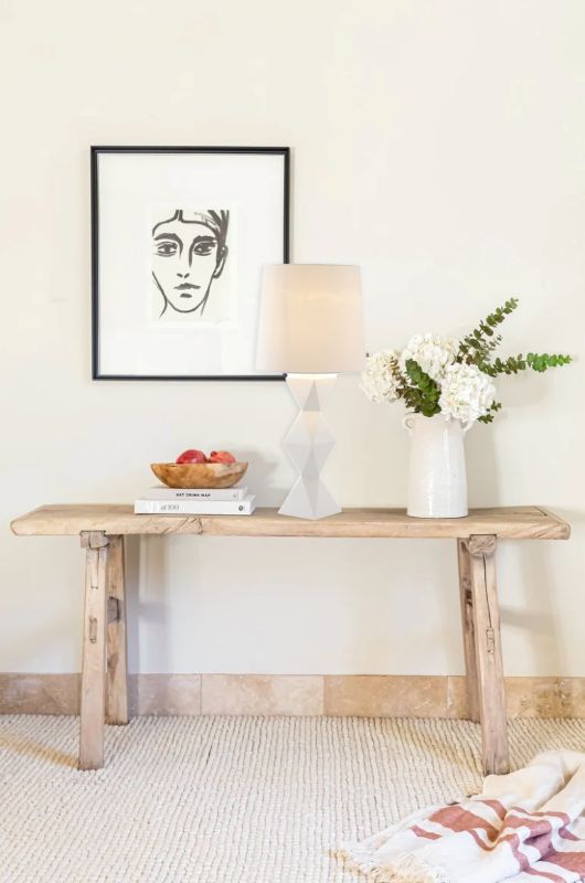 White Table Lamp by Bethel - view 5