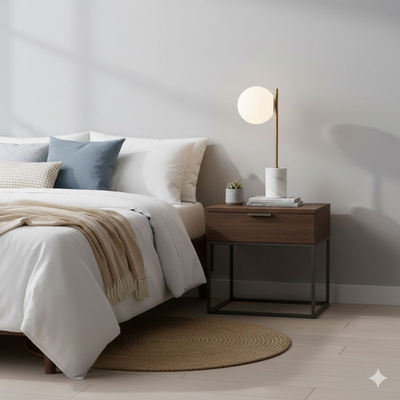 White Marble Base Table Lamp with Gold Hardware &amp; a Milk White