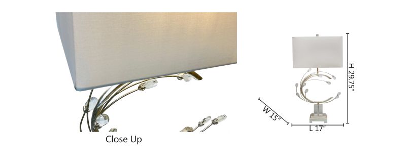 Crystal Table Lamp (JTL44) by Bethel - view 8