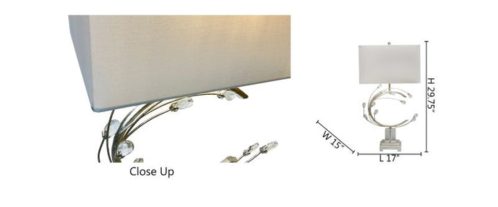 Crystal Table Lamp (JTL44) by Bethel - view 8