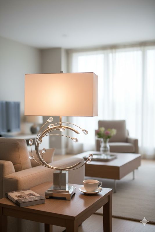 Crystal Table Lamp (JTL44) by Bethel - view 9