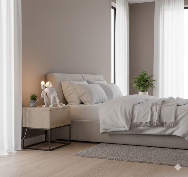 White Table Lamp (DLS77) by Bethel - view 5