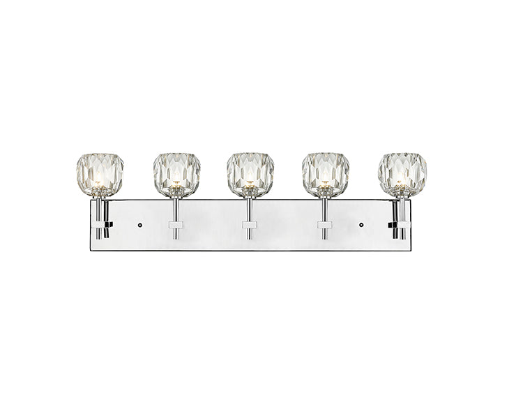 Frame Wall Sconce with Clear Crystal Shades by Bethel - view 34