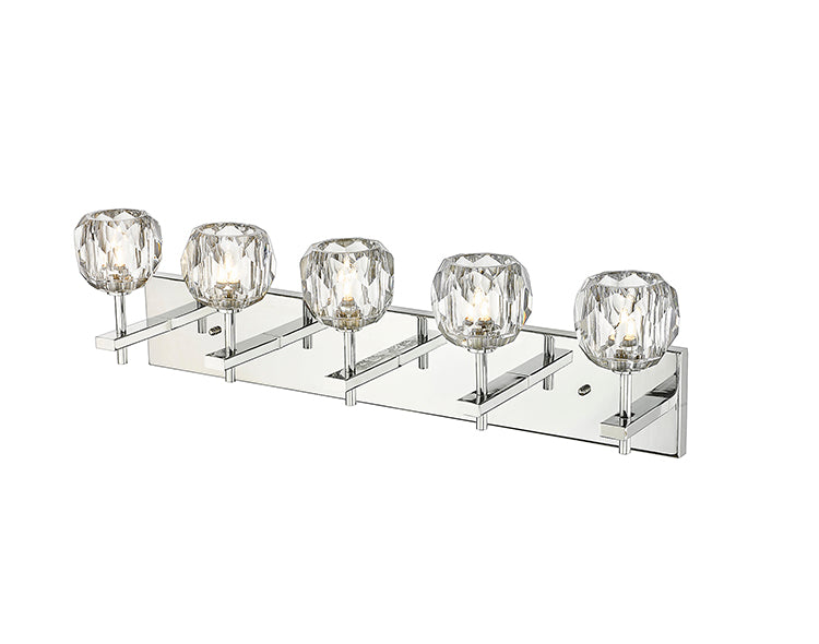 Frame Wall Sconce with Clear Crystal Shades by Bethel - view 35
