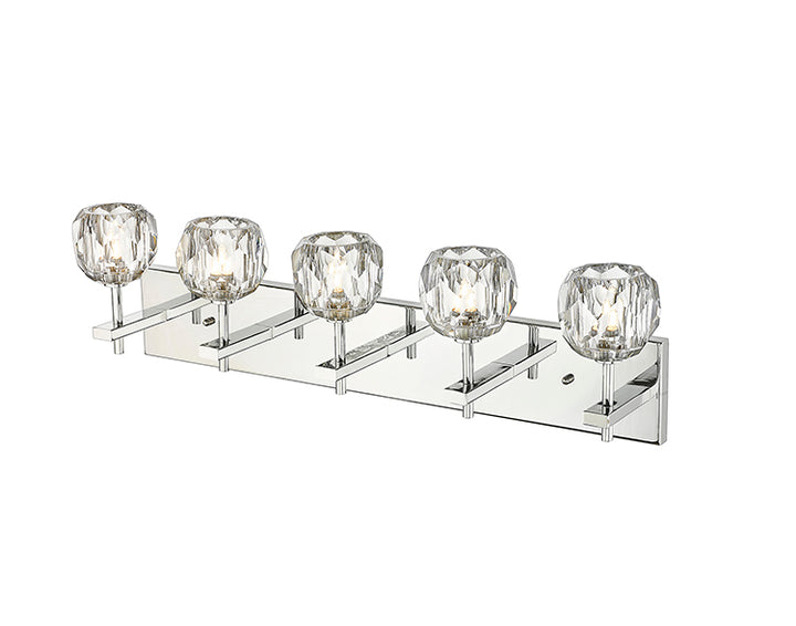 Frame Wall Sconce with Clear Crystal Shades by Bethel - view 35