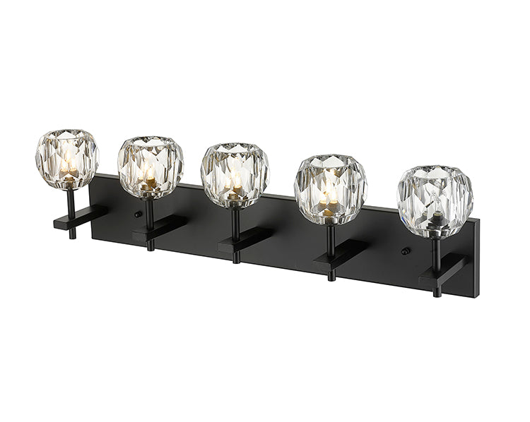 Frame Wall Sconce with Clear Crystal Shades by Bethel - view 17