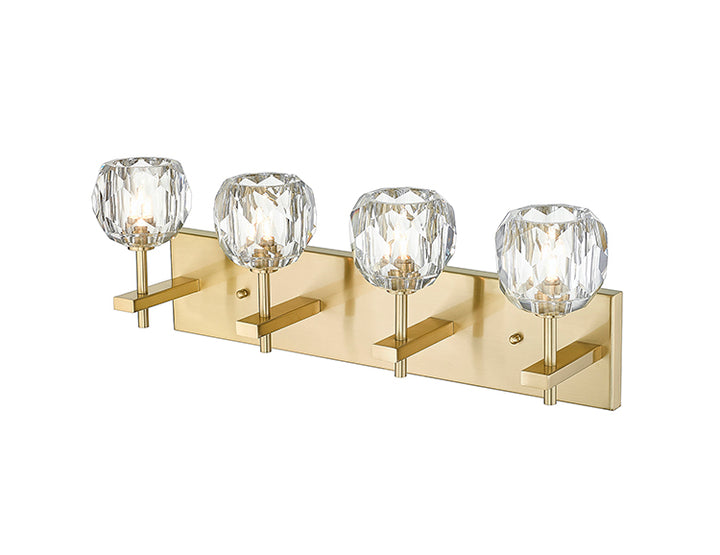 Frame Wall Sconce with Clear Crystal Shades by Bethel - view 46