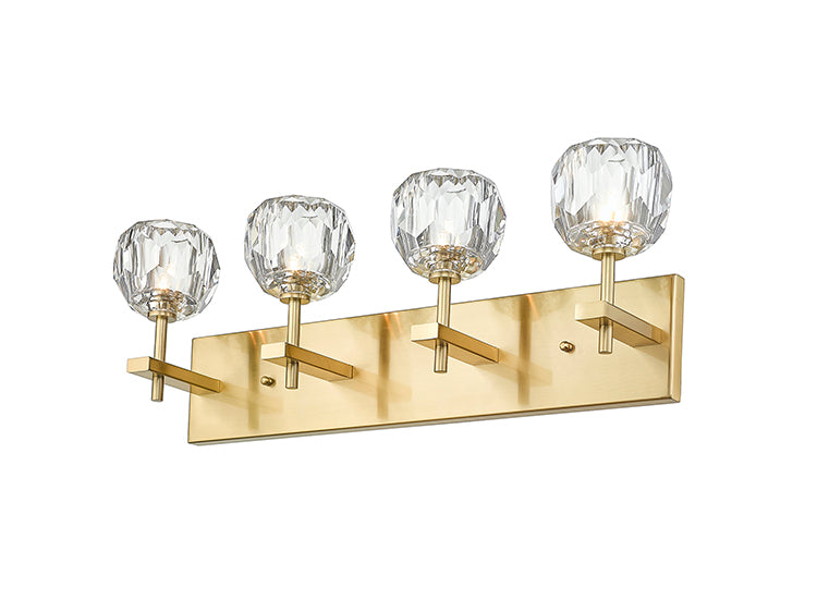Frame Wall Sconce with Clear Crystal Shades by Bethel - view 47