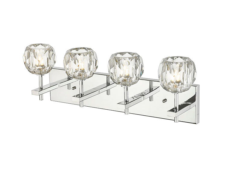 Frame Wall Sconce with Clear Crystal Shades by Bethel - view 28
