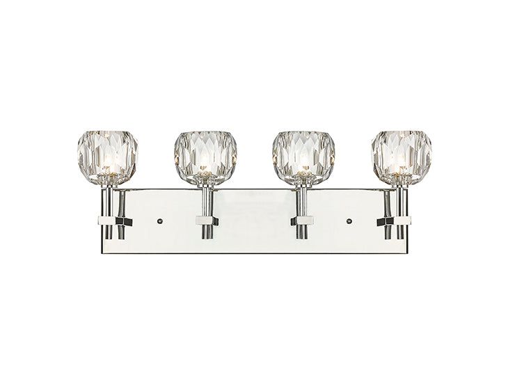 Frame Wall Sconce with Clear Crystal Shades by Bethel - view 29