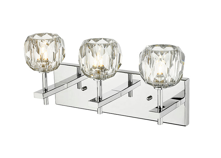 Frame Wall Sconce with Clear Crystal Shades by Bethel - view 23