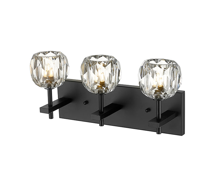 Frame Wall Sconce with Clear Crystal Shades by Bethel - view 4