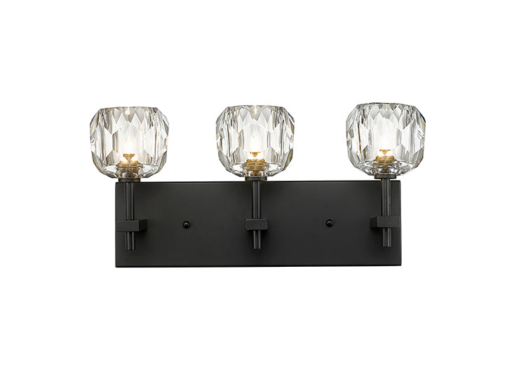 Frame Wall Sconce with Clear Crystal Shades by Bethel - view 5