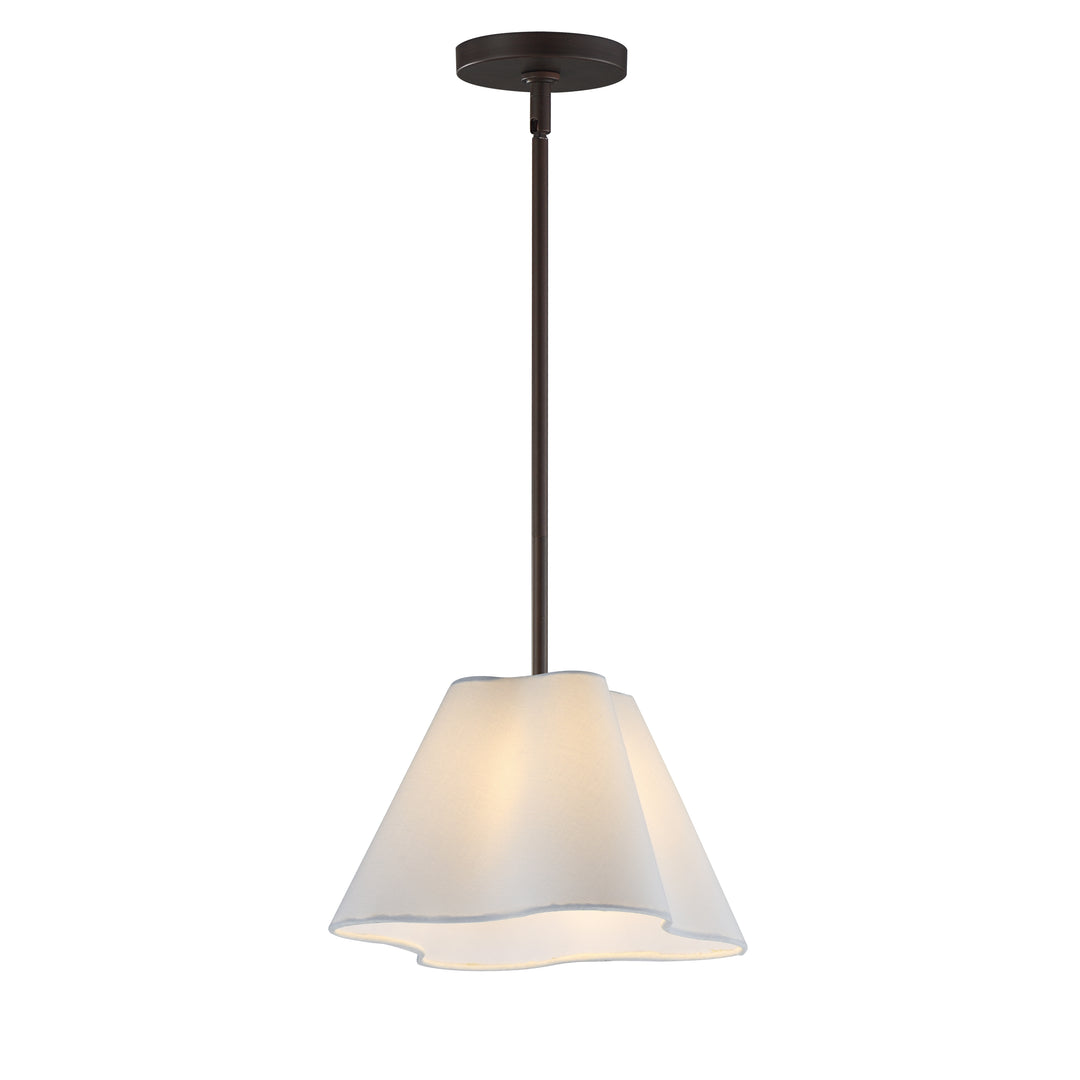 Saxon Pendant White / Oil Rubbed Bronze