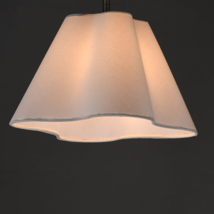 Saxon Pendant White / Oil Rubbed Bronze alternate view