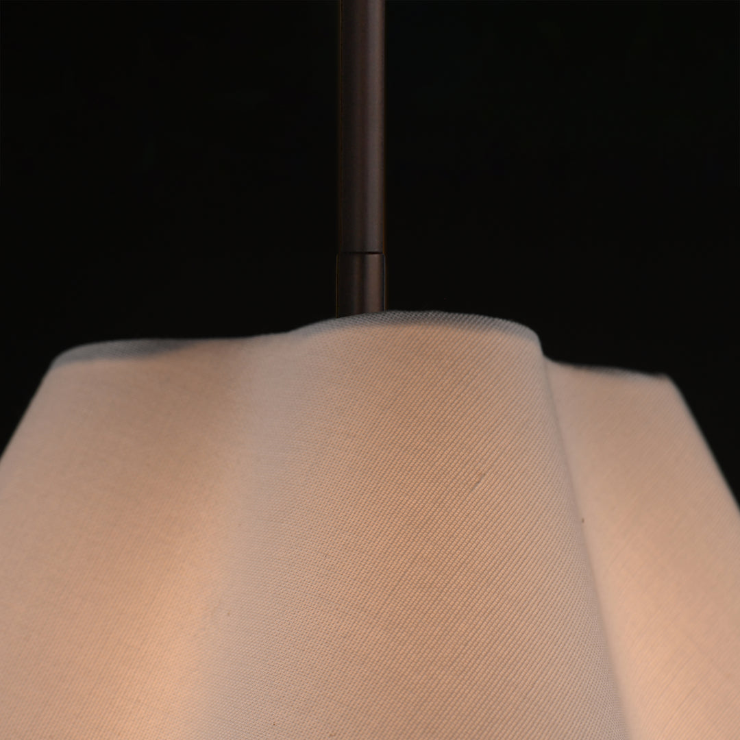 Saxon Pendant White / Oil Rubbed Bronze alternate view