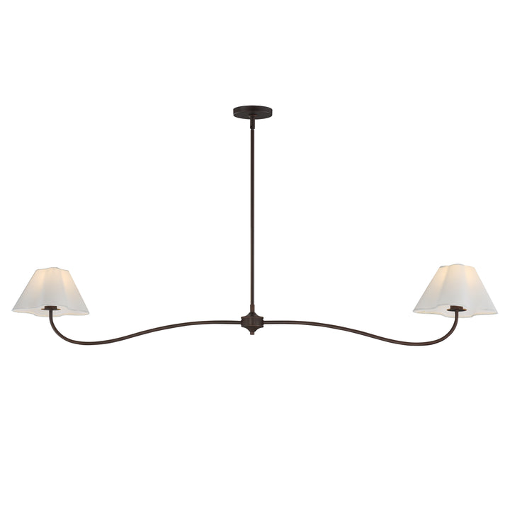 Saxon Pendant White / Oil Rubbed Bronze
