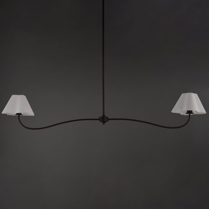 Saxon Pendant White / Oil Rubbed Bronze alternate view