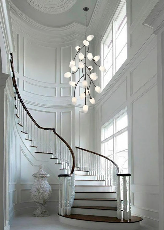 Branch Chandelier with Glass Shades (YS101) by Bethel - view 7