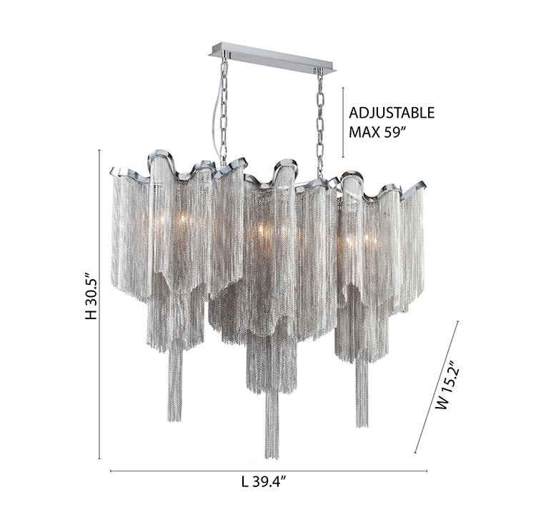 Iron Chandelier (WD16) by Bethel - view 3
