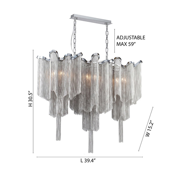 Iron Chandelier (WD16) by Bethel - view 3