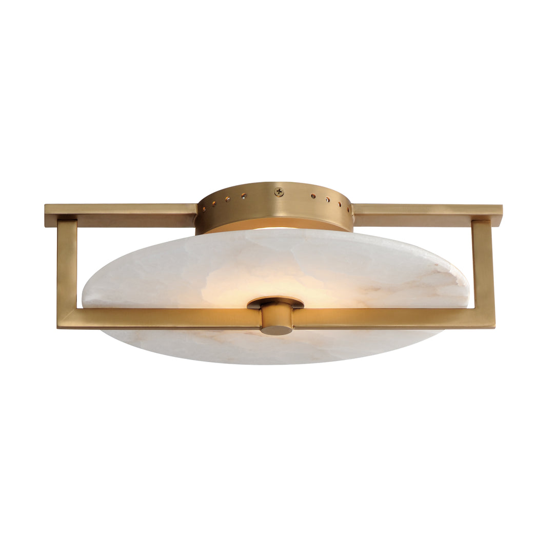 Quarry LED Wall Sconce/Flush Mount in Natural Aged Brass by Maxim Lighting