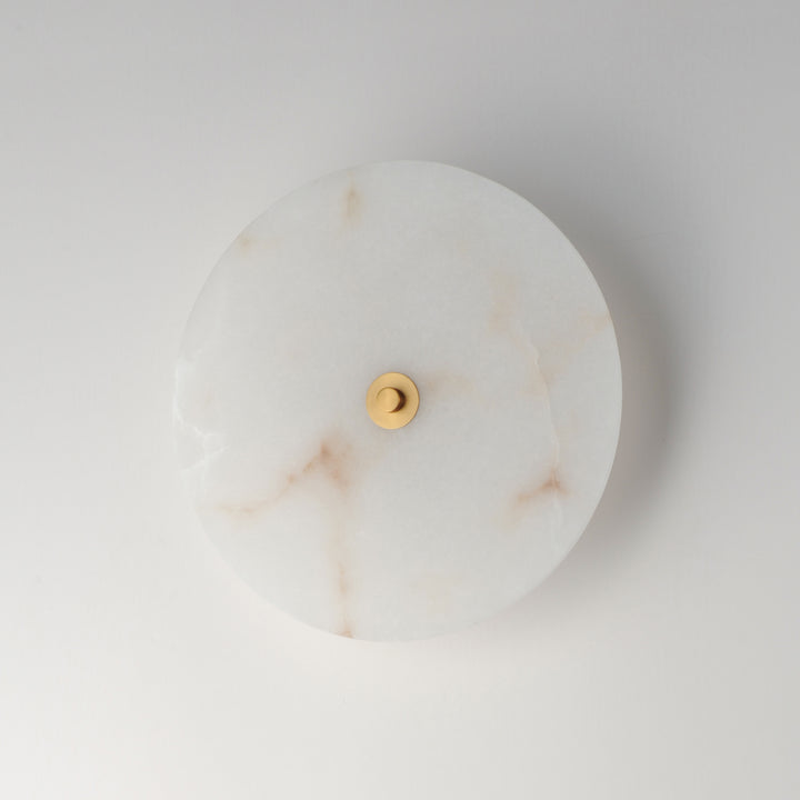 Quarry 15" LED Wall Sconce/Flush Mount Natural Aged Brass alternate view