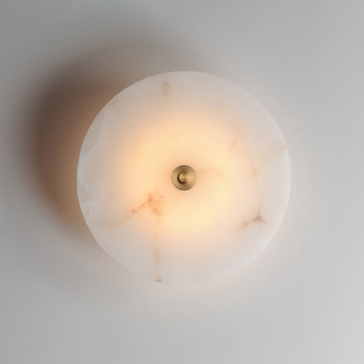 Quarry 15" LED Wall Sconce/Flush Mount Natural Aged Brass alternate view
