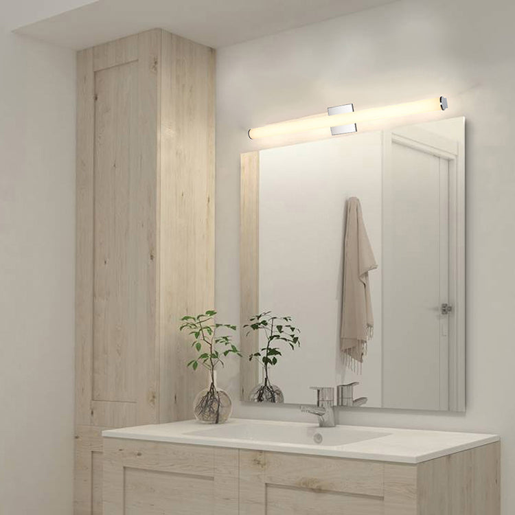 Chrome Glass Vanity Light (VA03) by Bethel - view 5