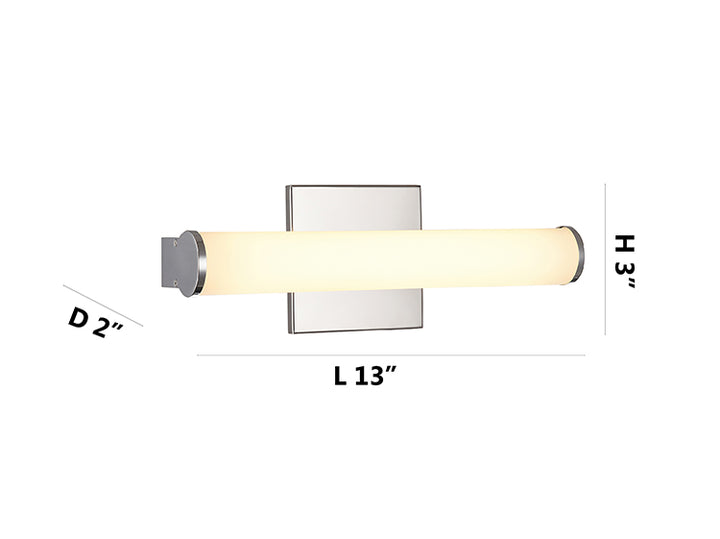 Chrome Glass Vanity Light by Bethel - view 4