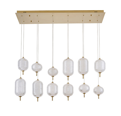 Satin Black Chandelier by Bethel - view 11