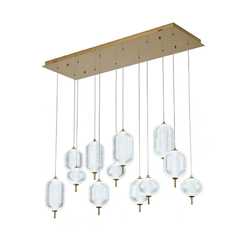 Satin Black Chandelier by Bethel - view 13