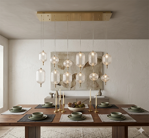 Satin Black Chandelier by Bethel - view 14