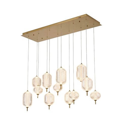 Satin Black Chandelier by Bethel - view 15