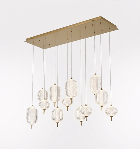 Satin Black Chandelier by Bethel - view 17