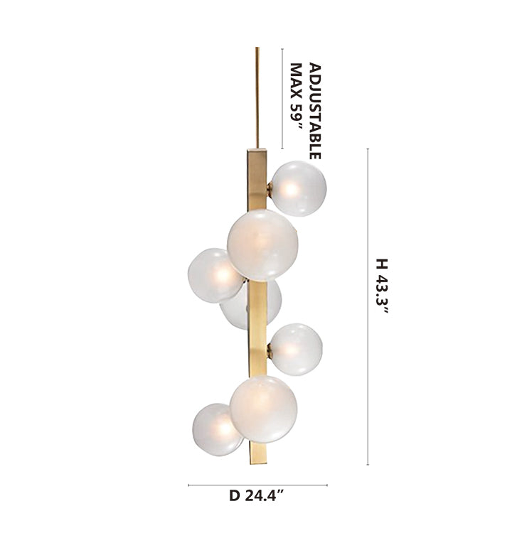 Glass Chandelier (TM16) by Bethel - view 3