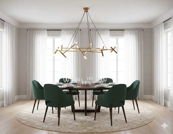 Gold Chandelier (TM01) by Bethel - view 4