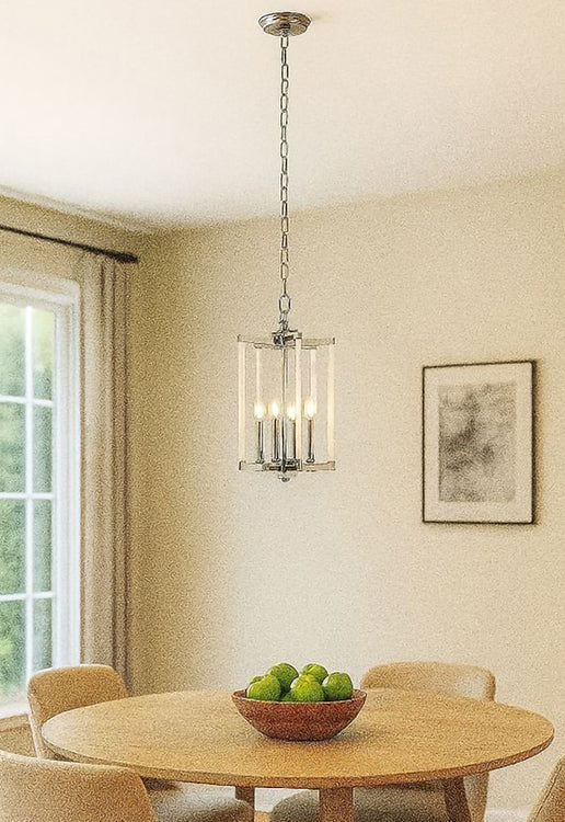 Metal Frame Ceiling Fixture with Clear Acrylic Arms by Bethel - view 7