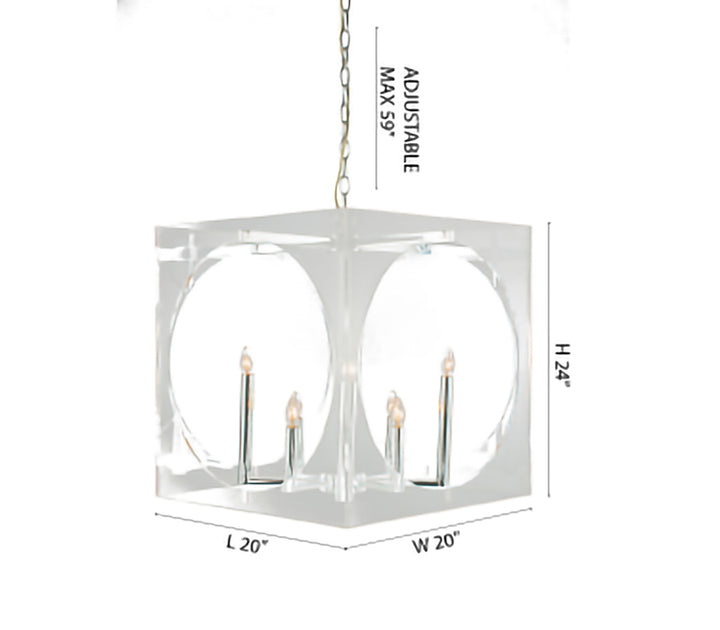 Chrome Chandelier (TD11) by Bethel - view 5