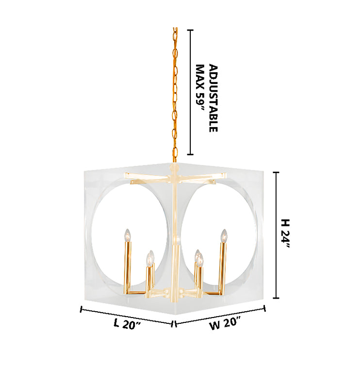 Chrome Chandelier (TD11) by Bethel - view 11