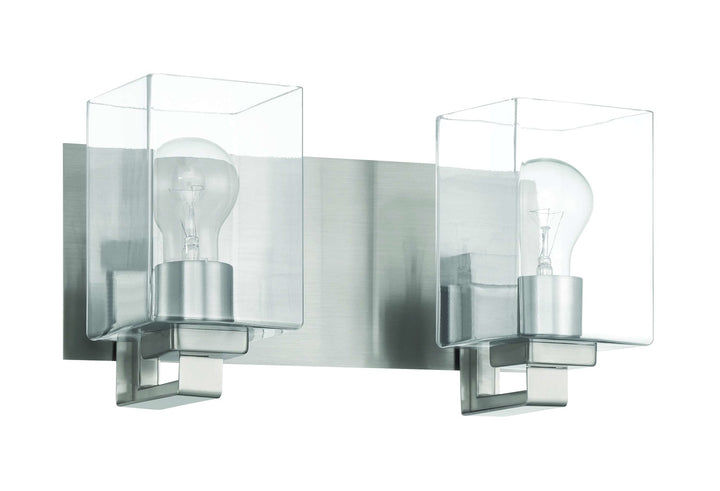 McClane Vanity Light in Brushed Polished Nickel by Craftmade