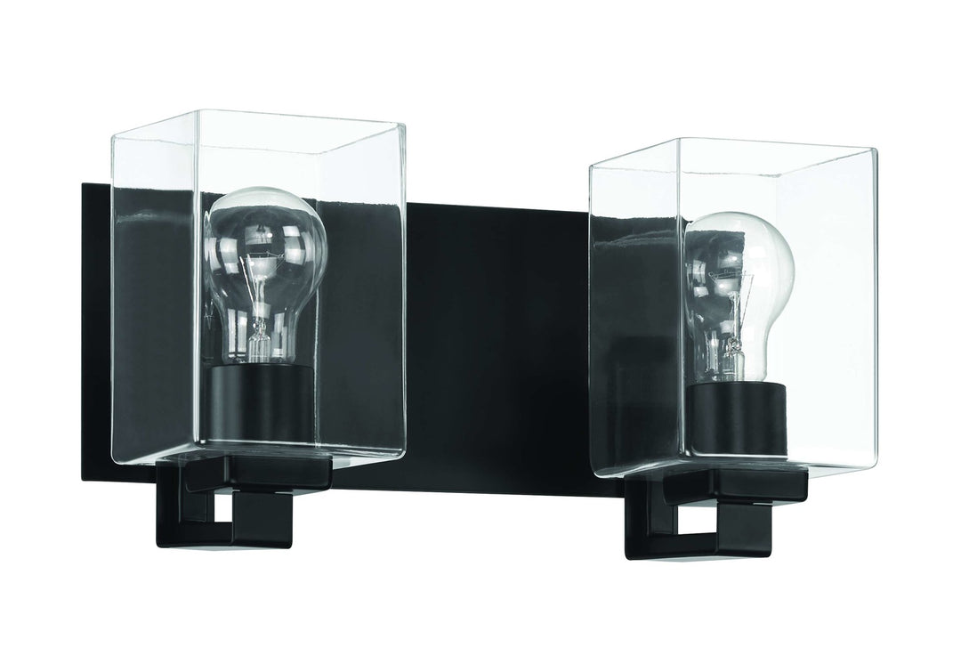 McClane Vanity Light in Flat Black by Craftmade