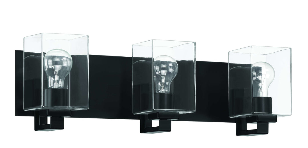 McClane Vanity Light in Flat Black by Craftmade
