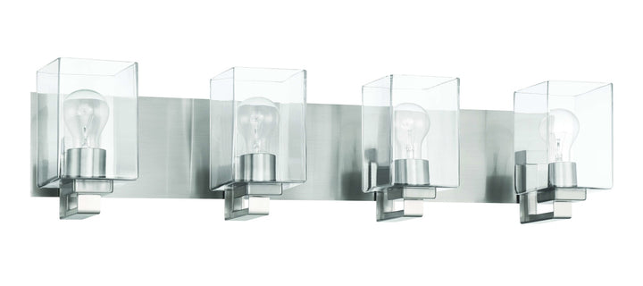 McClane Vanity Light in Brushed Polished Nickel by Craftmade