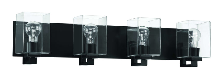 McClane Vanity Light in Flat Black by Craftmade