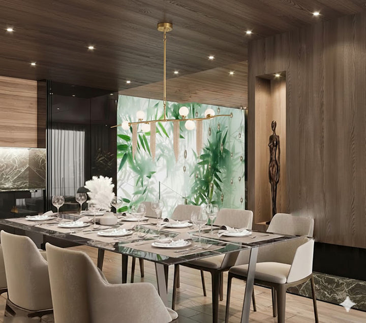 Frame Branch Chandelier with Aluminum by Bethel - view 7